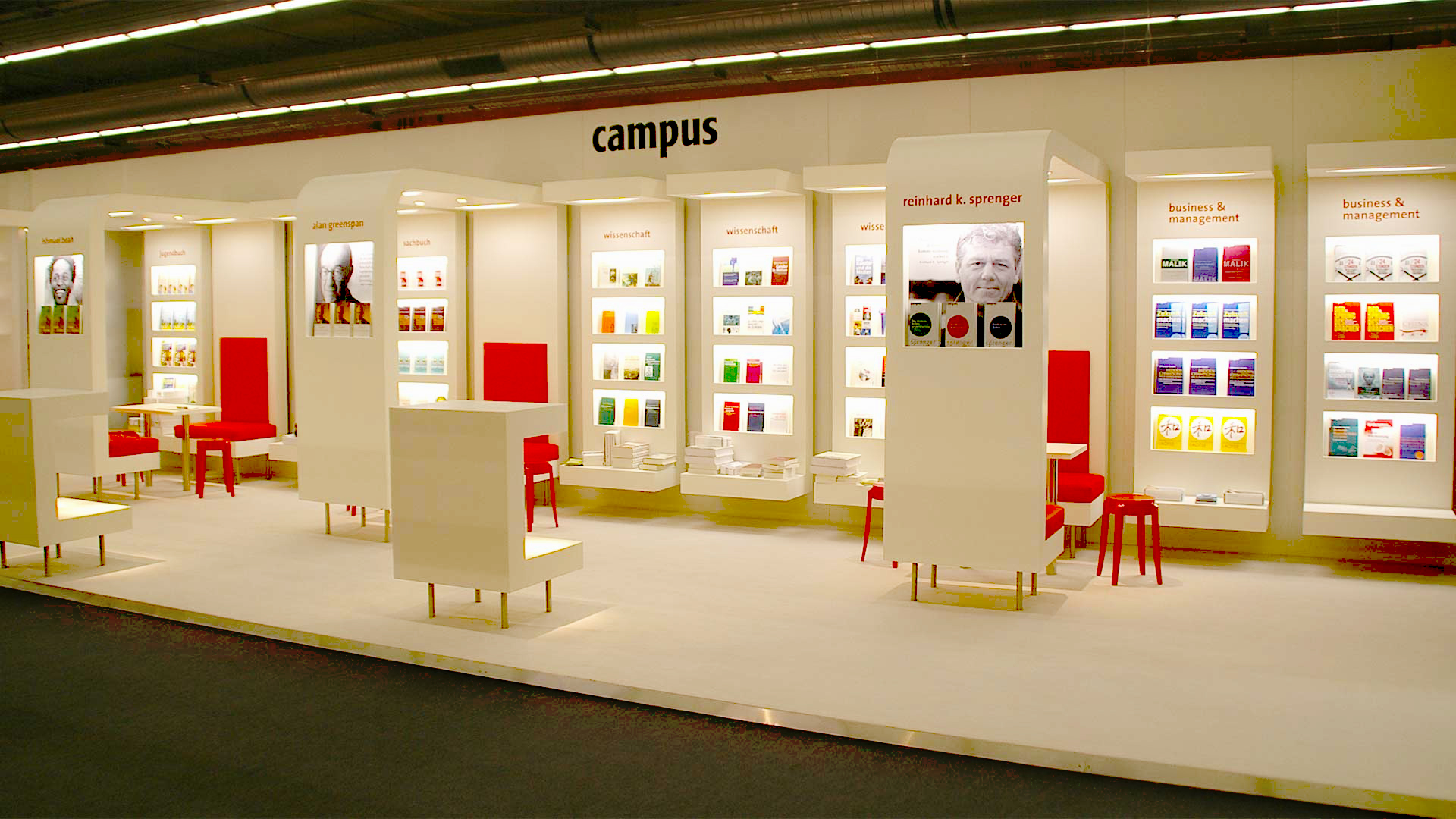 Messestand Campus Verlag